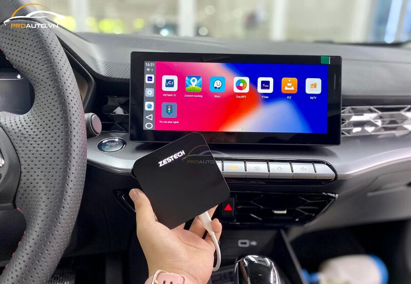 Độ ghế Limousine xe ô tô - Lắp Android box cho xe ô tô 