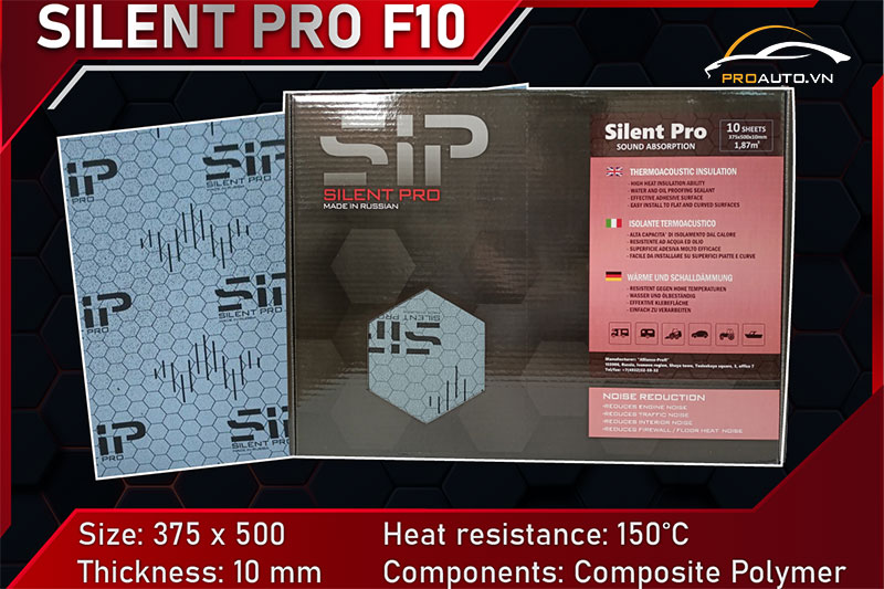Hình ảnh vật liệu tiêu âm Silent Pro F10